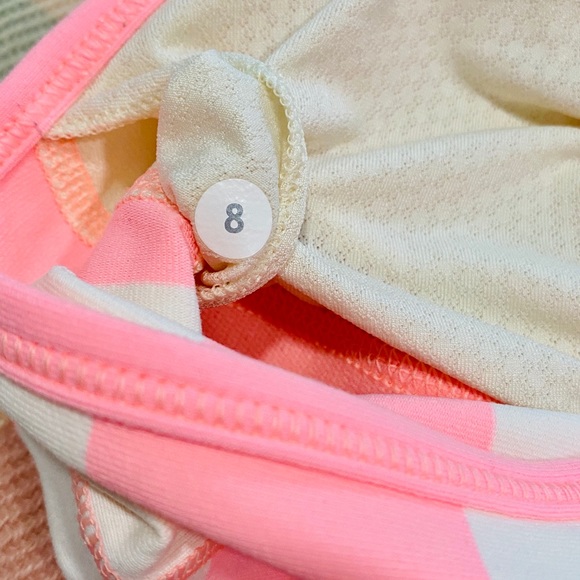 Lululemon No Limits Tank Bleached Coral Stripe - Picture 8 of 10